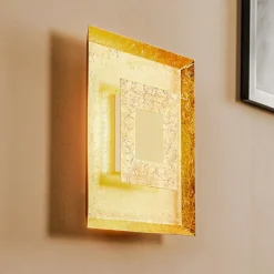 Eco-Light Væglamper > Window LED-væglampe, 32x32 cm, guld