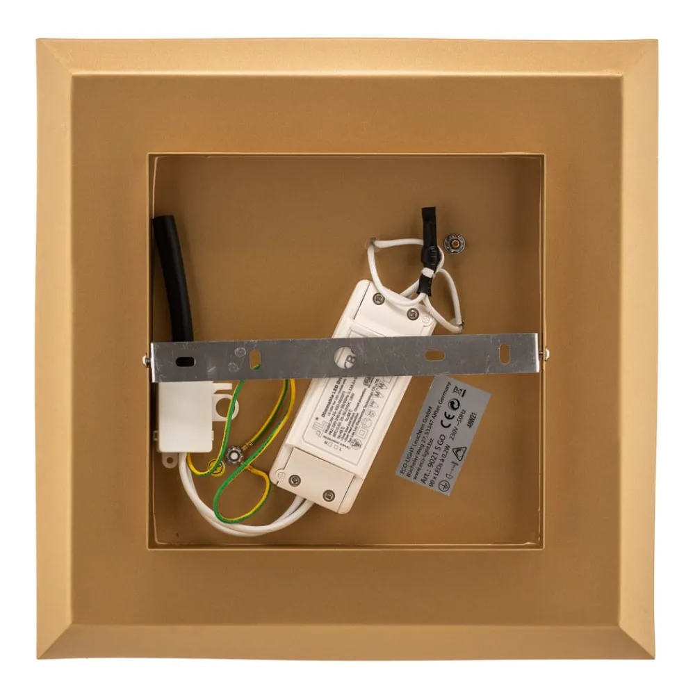 Eco-Light Væglamper > Window LED-væglampe, 32x32 cm, guld
