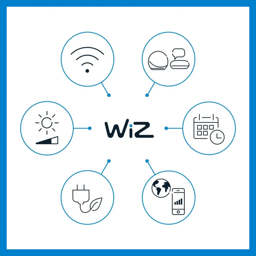 WiZ Dæmpbar Led-Pære|Filament Pære > A60 LED-filamentpære WiFi E27 6,3 W RGBW