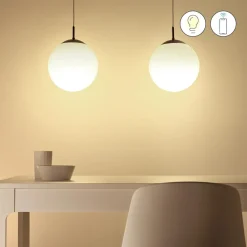 WiZ Dæmpbar Led-Pære|Smarte Lyskilder > A60 LED mat WiFi E27 8,5W RGBW fjernbetjening 2-pak