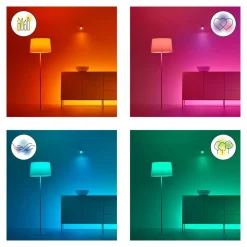 WiZ Dæmpbar Led-Pære|Led Pærer > A60 LED-pære mat WiFi E27 8,5W RGBW