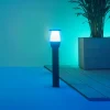 Gadebelysning ^ WiZ Elpas LED-gadelampe sort RGBW udvidelse