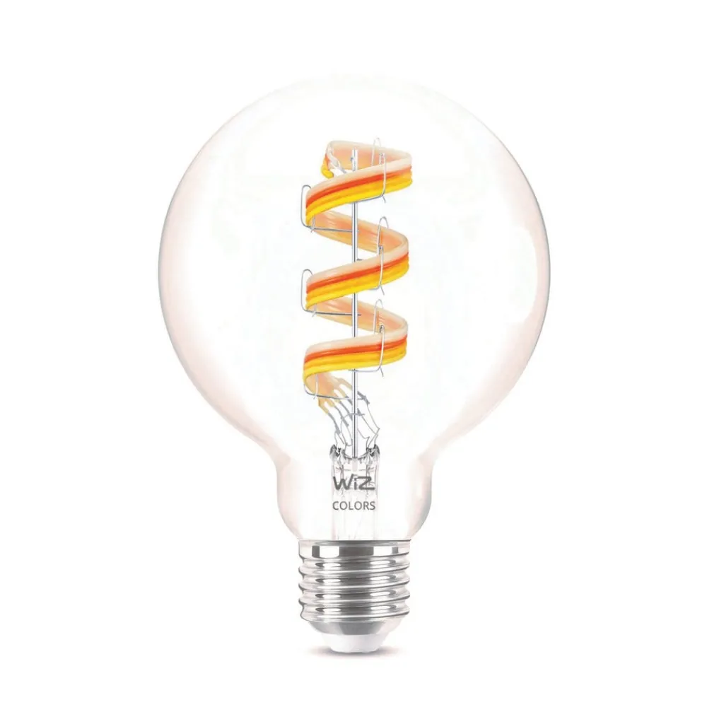 WiZ Dæmpbar Led-Pære|Filament Pære > G95 LED-filamentpære globe WiFi E27 6,3 W RGBW