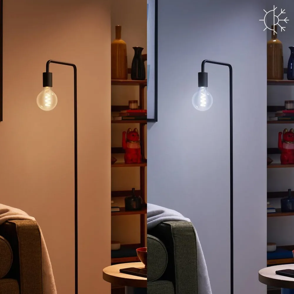 WiZ Dæmpbar Led-Pære|Filament Pære > G95 LED-filamentpære globe WiFi E27 6,3 W RGBW
