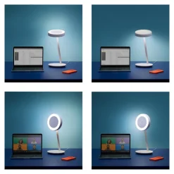 Arbejdsrum/Kontor|Bordlamper ^ WiZ Portrait LED-bordlampe, ringlys, sensor, CCT