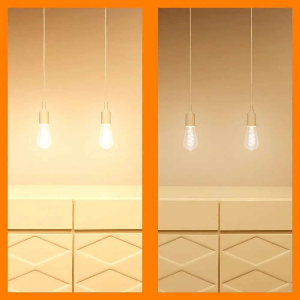 WiZ Dæmpbar Led-Pære|Filament Pære > ST64 LED-filamentpære WiFi E27 6,3 W RGBW