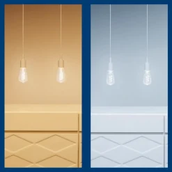 WiZ Dæmpbar Led-Pære|Filament Pære > ST64 LED-filamentpære WiFi E27 6,3 W RGBW