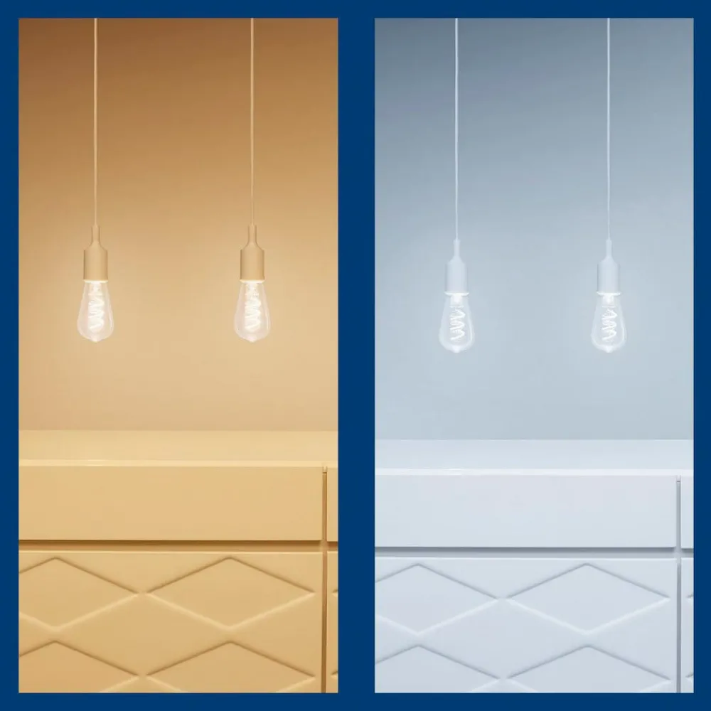 WiZ Dæmpbar Led-Pære|Filament Pære > ST64 LED-filamentpære WiFi E27 6,3 W RGBW