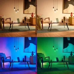 WiZ Dæmpbar Led-Pære|Filament Pære > ST64 LED-filamentpære WiFi E27 6,3 W RGBW