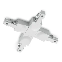 Trio Lighting Skinnesystem > X-connector DUOline 2-fase skinne, hvid mat