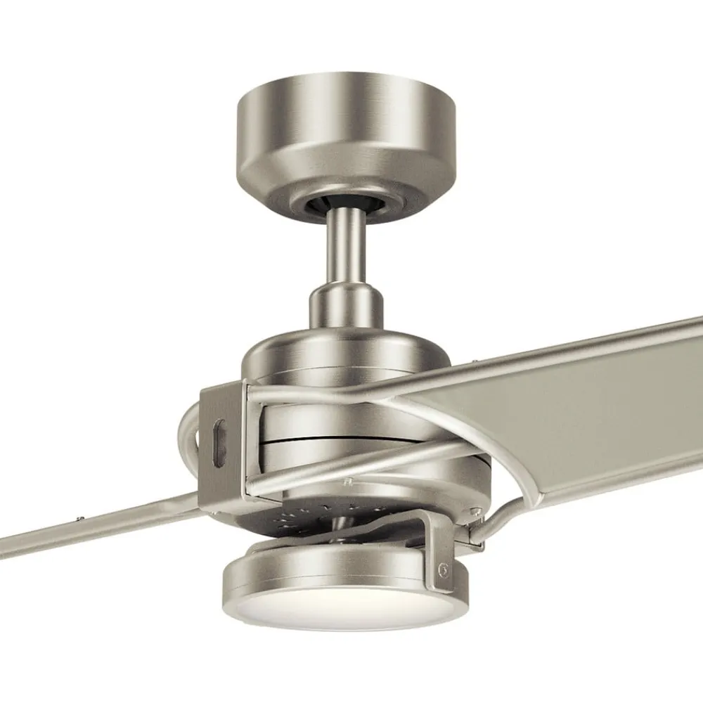KICHLER Loftventilatorer > Xety LED-loftventilator, nikkel/creme