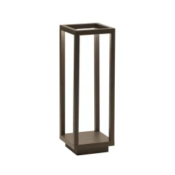 Terrassebelysning|Bordlamper ^ Zafferano Home LED-batterilygte IP54 corten