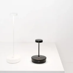 Zafferano Dekorationsbelysning > LED-bordlampe Swap mini, sort, 15 cm IP65