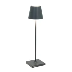 Zafferano Dekorationsbelysning|Terrassebelysning > Poldina micro akku-lampe, IP65 mørkegrå