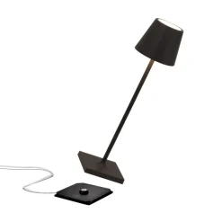Zafferano Dekorationsbelysning|Bordlamper > Poldina mikro batterilampe, IP65 sort