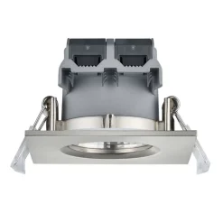 Trio Lighting Loftlamper|Indbygningsspots > Zagros IP65 LED-indbygningsspot kantet, mat nikkel