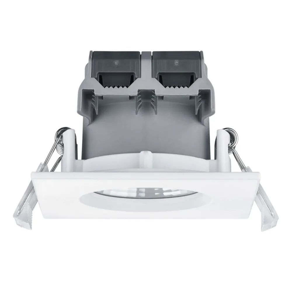 Trio Lighting Indbygningsspots|Spotlights > Zagros IP65 LED-indbygningsspot kantet, mat hvid