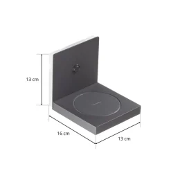 Væglamper|Væglamper ^ Mantra Iluminación Zanzibar LED-væglampe med ladestation, sort