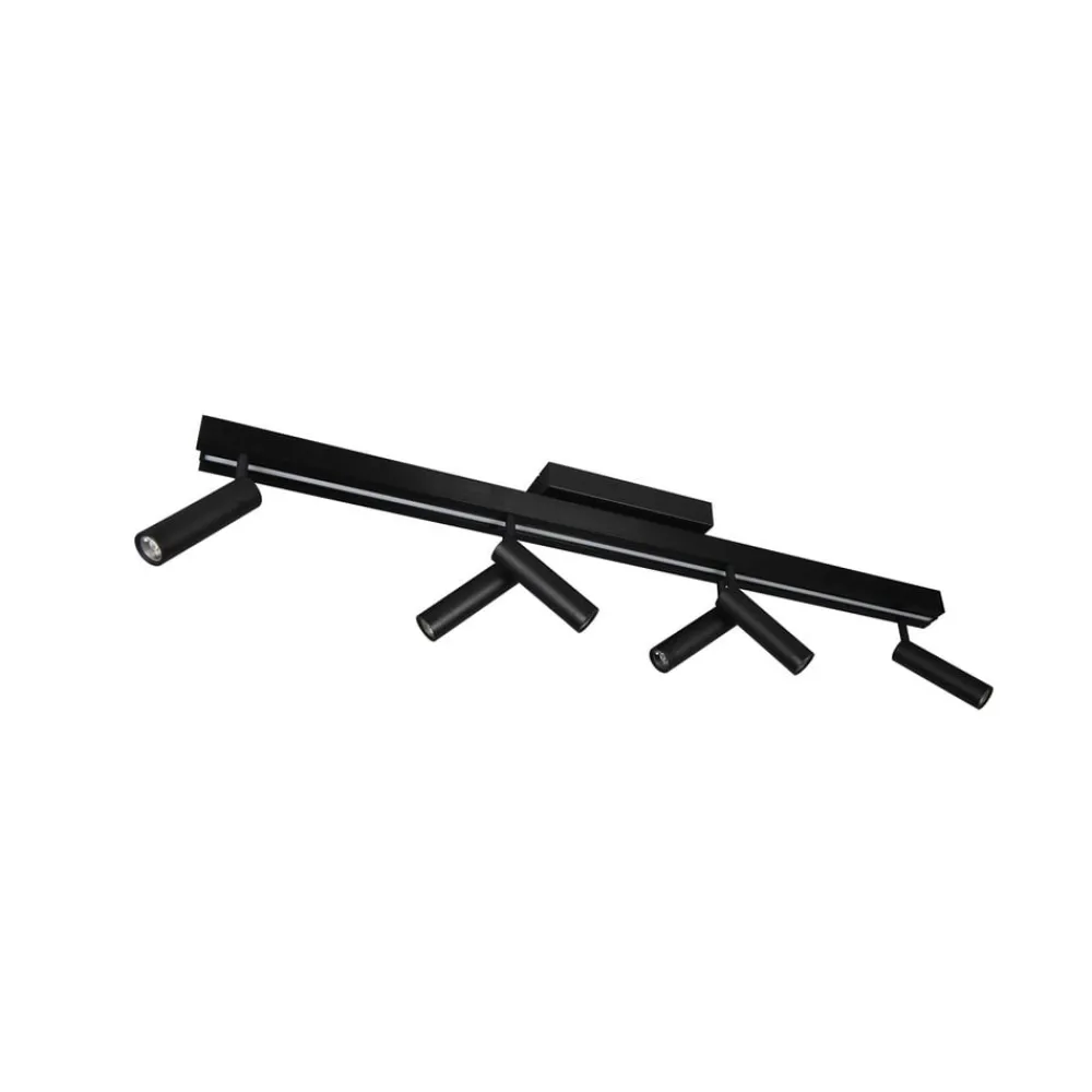 Trio Lighting Spotlights > Zeno LED-spot, 6 spots, mat sort, metal