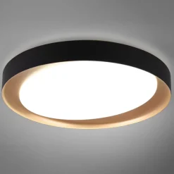 Reality Leuchten Loftlamper > Zeta LED-loftlampe, tunable white, sort/guld
