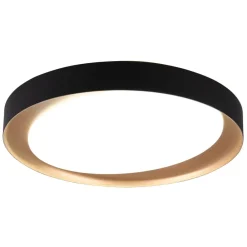 Reality Leuchten Loftlamper > Zeta LED-loftlampe, tunable white, sort/guld