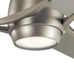 KICHLER Loftventilatorer > Zeus LED-loftventilator, tre blade, børstet nikkel