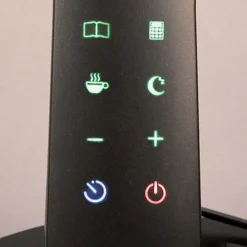 Arbejdsrum/Kontor|Bordlamper ^ Aluminor Zig LED-skrivebordslampe med betjeningspanel, sort